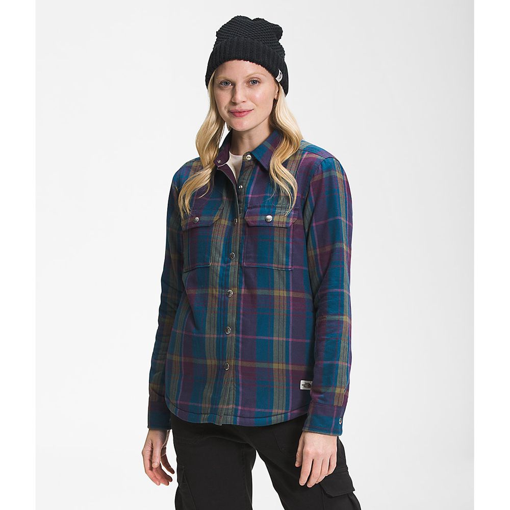 The North Face Shirts Womens Australia - The North Face Campshire Burgundy / Black (YVE-098452)